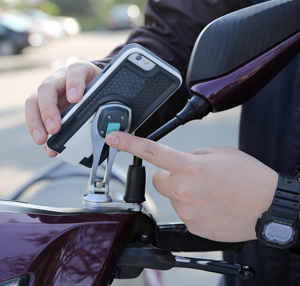 Держатель для телефона на мотоцикл X-Guard Zinc Alloy Mirror Mount