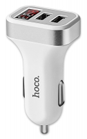 автомобильное зарядное устройство с дисплеем Hoco Z3 2USB LCD car charger автомобильное зарядное устройство с дисплеем Hoco Z3 2USB LCD car charger