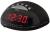 электронные часы настольные с радиоприемником Uniel UTR-21 black/red