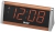 электронные часы настольные Uniel UTL-12 red brown