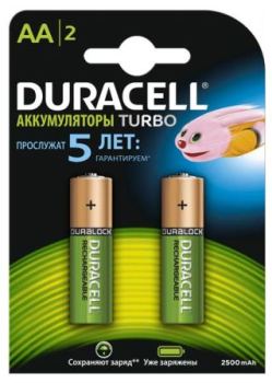 Купить аккумулятор для фонарика Duracell AA 2500 mAh Фото АКБ AAA для фонарика