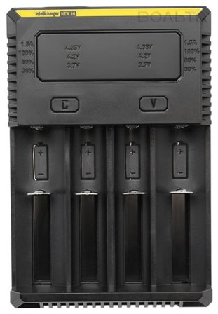Зарядное устройство 18650 на 4 аккумулятора Nitecore Intellicharger I4 купить Зарядник Nitecore Intellicharger I4