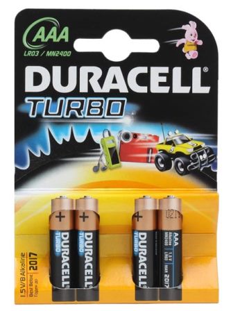 Батарейки для пульта ДУ Duracell LR6/AA Turbo купить Элементы питания для ключа сигнализации Duracell LR6/AA Turbo