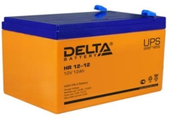Купить аккумулятор Delta HR12-12 Фото свинцово-кислотной АКБ Delta HR12-12