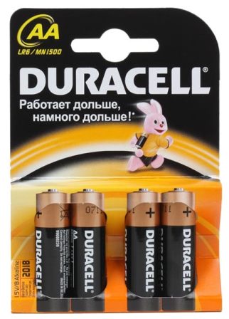 Купить пальчиковые батарейки для игрушек Duracell Basic AA/LR6 Батареи Duracell Basic AA/LR6 4 шт.
